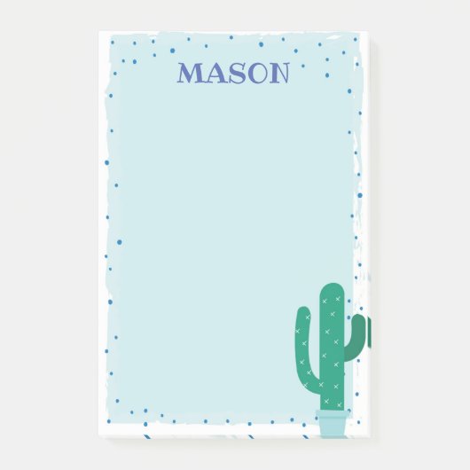 Cactus Desert Post It Note (Voorkant)