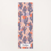 Cactus Desert Sun Botanical Floral gepersonaliseer Yogamat (Voorkant)
