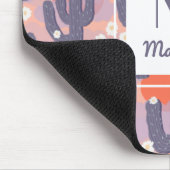 Cactus Desert Sunset gepersonaliseerd Muismat (Hoek)