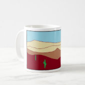 Cactus desert vista koffiemok (Voorkant links)