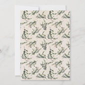 Cactus Desert Wedding Invitations Kaart (Achterkant)