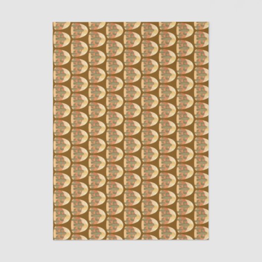 Cactus Desert With Sun Tissuepapier (Voorkant)