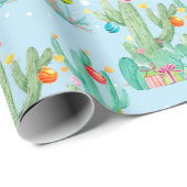 Cactus Desert Zuidwest Cactussen Vakantie Kerstmis Cadeaupapier (Rol Hoek)