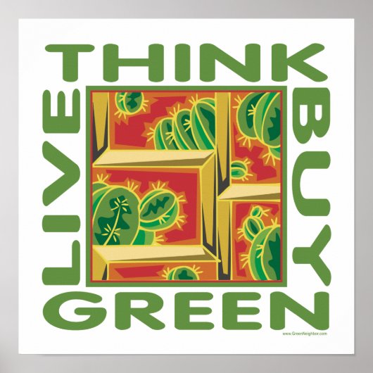 Cactus Design Poster (Voorkant)