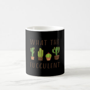 Cactus Design What the Fucculent Gift Koffiemok