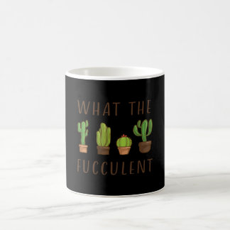 Cactus Design What the Fucculent Gift Koffiemok