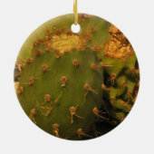 Cactus Detail Fotografie Cirkel Ornament (Achterkant)