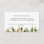 Cactus Diaper Baby shower Enclosure Kaart (Voorkant)