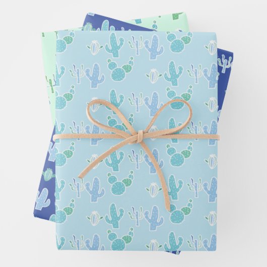 Cactus die als succesvol pasteitelpapier worden be inpakpapier vel (In situ)