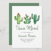 Cactus die ik heb verplaatst naar New Home Green M Aankondiging (Voorkant / Achterkant)