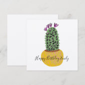 Cactus Dierenprint Illustratie (Voorkant / Achterkant)