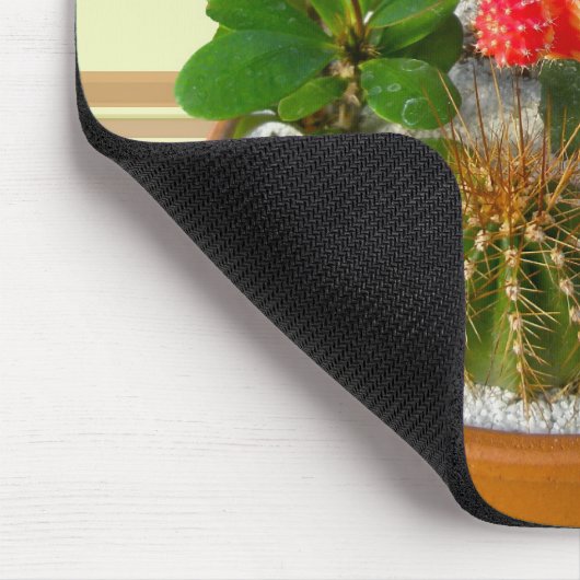Cactus Dish Garden #1 Mousepad Muismat (Hoek)