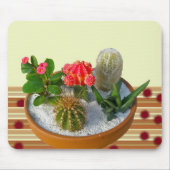 Cactus Dish Garden #1 Mousepad Muismat (Voorkant)