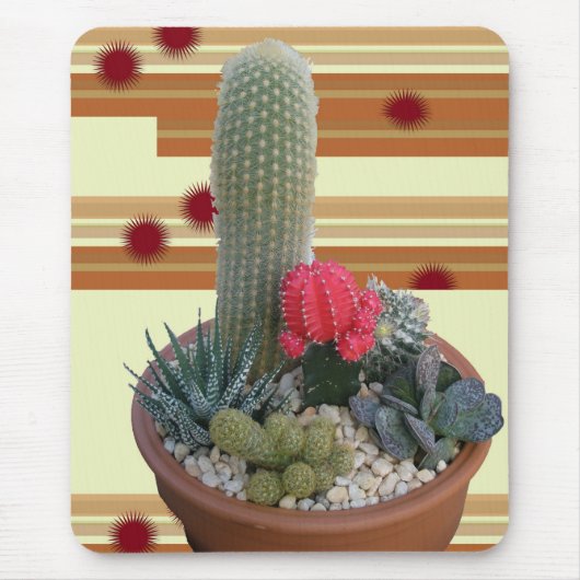 Cactus Dish Garden #2 Muismat (Voorkant)