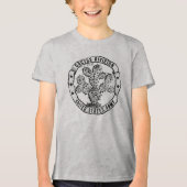 Cactus Division Vintage Embleem Tri-Blend Shirt (Voorkant)