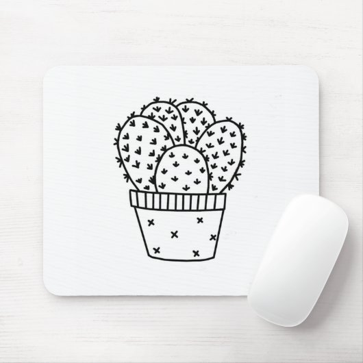 Cactus Doodle Muismat (Met muis)