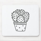 Cactus Doodle Muismat (Voorkant)