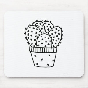 Cactus Doodle Muismat