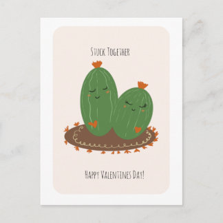 Cactus Doodle Valentijnsdag  Briefkaart
