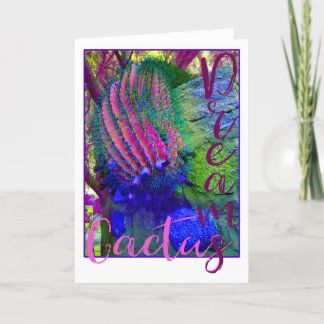 Cactus Dreams blank notecard Kaart