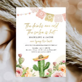 Cactus Drink Cold Salsa Hot Knot Verloving Fiesta Kaart