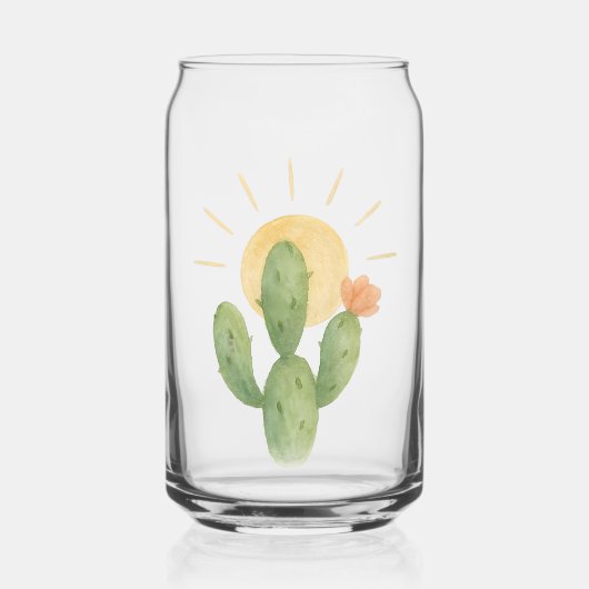 Cactus Drinkware Set Blikvorm Glas (Voorkant)
