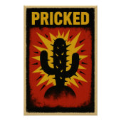 Cactus Eclatant en Abstract Perfect Poster (Voorkant)