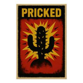 Cactus Eclatant en Abstract Perfect Poster