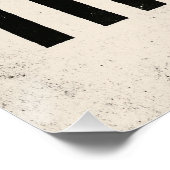 Cactus Ecorché en Typo Audacieuse Perfect Poster (Hoek)