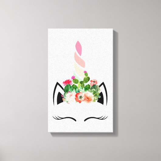 Cactus Eenhoorn Canvas Afdruk (Voorkant)