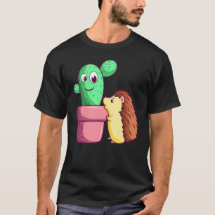 Cactus Egels Liefde Tuinierder Cacti Tuin Vetplant T-shirt