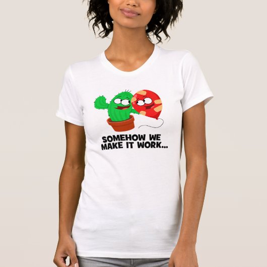 Cactus en ballon t-shirt (Voorkant)