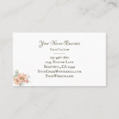  Cactus en Flower Cacti Visitekaartje (Achterkant)