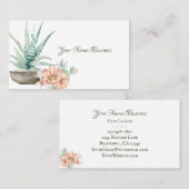  Cactus en Flower Cacti Visitekaartje (Voorkant / Achterkant)