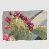 Cactus 🌵 en fruit golfhanddoek (Horizontaal)