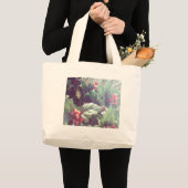 Cactus en kerstversiering grote tote bag (Voorkant (product))