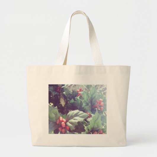 Cactus en kerstversiering grote tote bag (Voorkant)