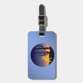 Cactus en Kokopelli Round Bagagelabel (Voorkant verticaal)