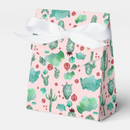 cactus en ladybug - lichtroze achtergrond bedankdoosjes