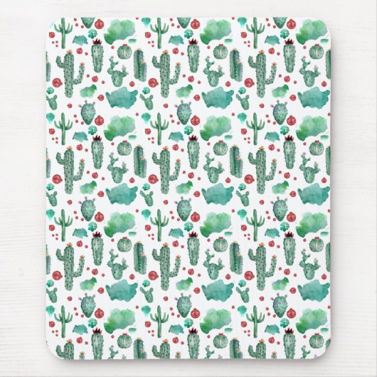 cactus en ladybug - patroon muismat (Voorkant)
