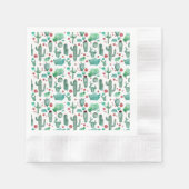 cactus en ladybug - patroon servet (Voorkant)