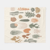 Cactus en naadloos naadloos naadloos naadloos naak fleece deken (Voorkant (Horizontaal))