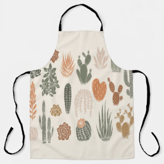 Cactus en naadloos naadloos naadloos naadloos naak schort