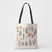 Cactus en naadloos naadloos naadloos naadloos naak tote bag (Voorkant)