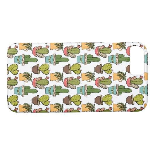 Cactus en successen binnenshuis in potten Case-Mate iPhone case (Achterkant (Horizontaal))