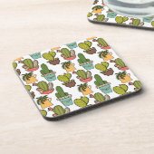 Cactus en successen binnenshuis in potten onderzetter (Linkerzijde)