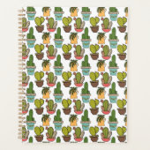 Cactus en successen binnenshuis in potten planner (Voorkant)