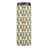 Cactus en successen binnenshuis in potten thermosbeker (Achterkant)