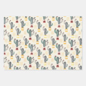 Cactus en succulent inpakpapier vel (Voorkant 3)