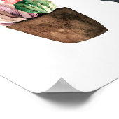 Cactus en Succulent Trio One Poster (Hoek)